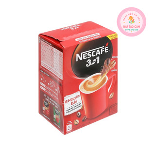 Hộp 18 gói cà phê sữa nescafé 3 in 1 đỏ đậm đà hài hòa/ hộp 288g - gói 16g