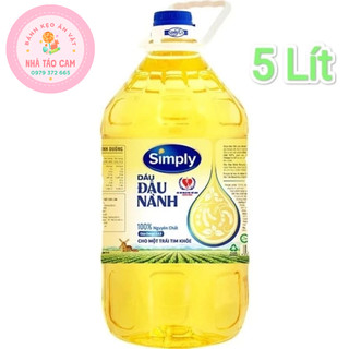 5 lit dầu ăn đậu nành simply chuẩn chất lượng