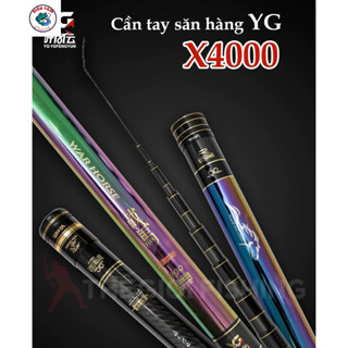 Cần tay săn hàng YG X4000 ( chính hãng) độ cứng 5H -28i bảo hành điện tử 3 lóng trừ gốc