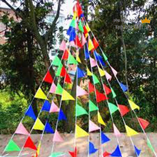 Cờ tam giác 28 lá, cờ dây trang trí lễ tết, cờ đuôi nheo