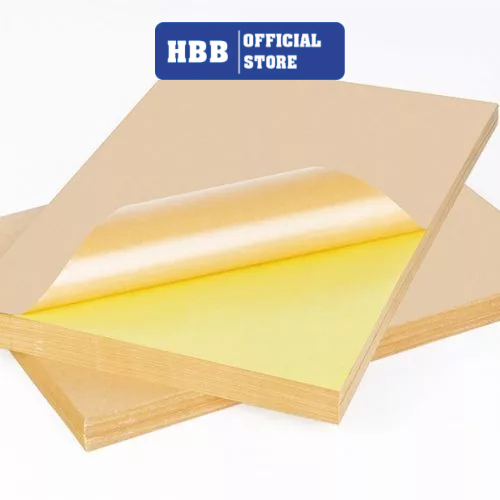 Giấy Decan da bò A4 - Giấy decan A4 (Tập 100 tờ)