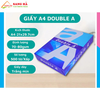 Giấy in double a 70gsm a4 500 tờ