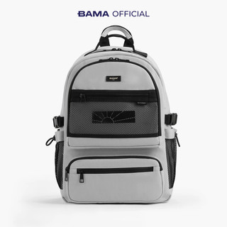 Balo nam nữ đi học đi làm BAMA Mesh Fabric Backpack MF102 chống nước nhiều ngăn, cặp sách đi học đựng laptop 15 6 inch