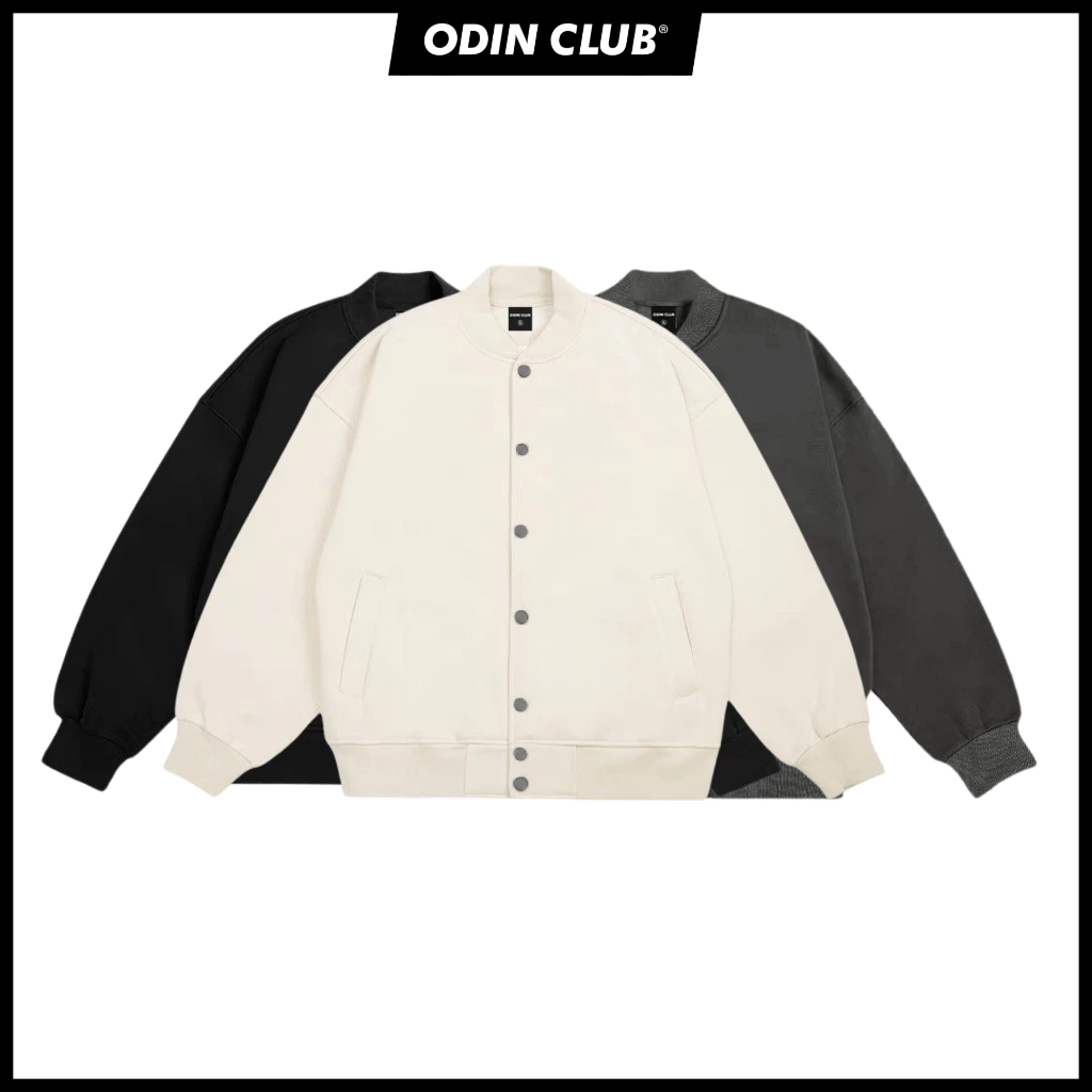 Áo khoác nỉ bomber Santal ODIN CLUB, Áo khoác nỉ thời trang nam nữ unisex, Local Brand ODIN CLUB