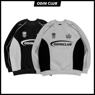 Áo sweater Blokecore EVC ODIN CLUB, Áo nỉ phong cách blokecore thời trang nam nữ chất liệu nỉ bông