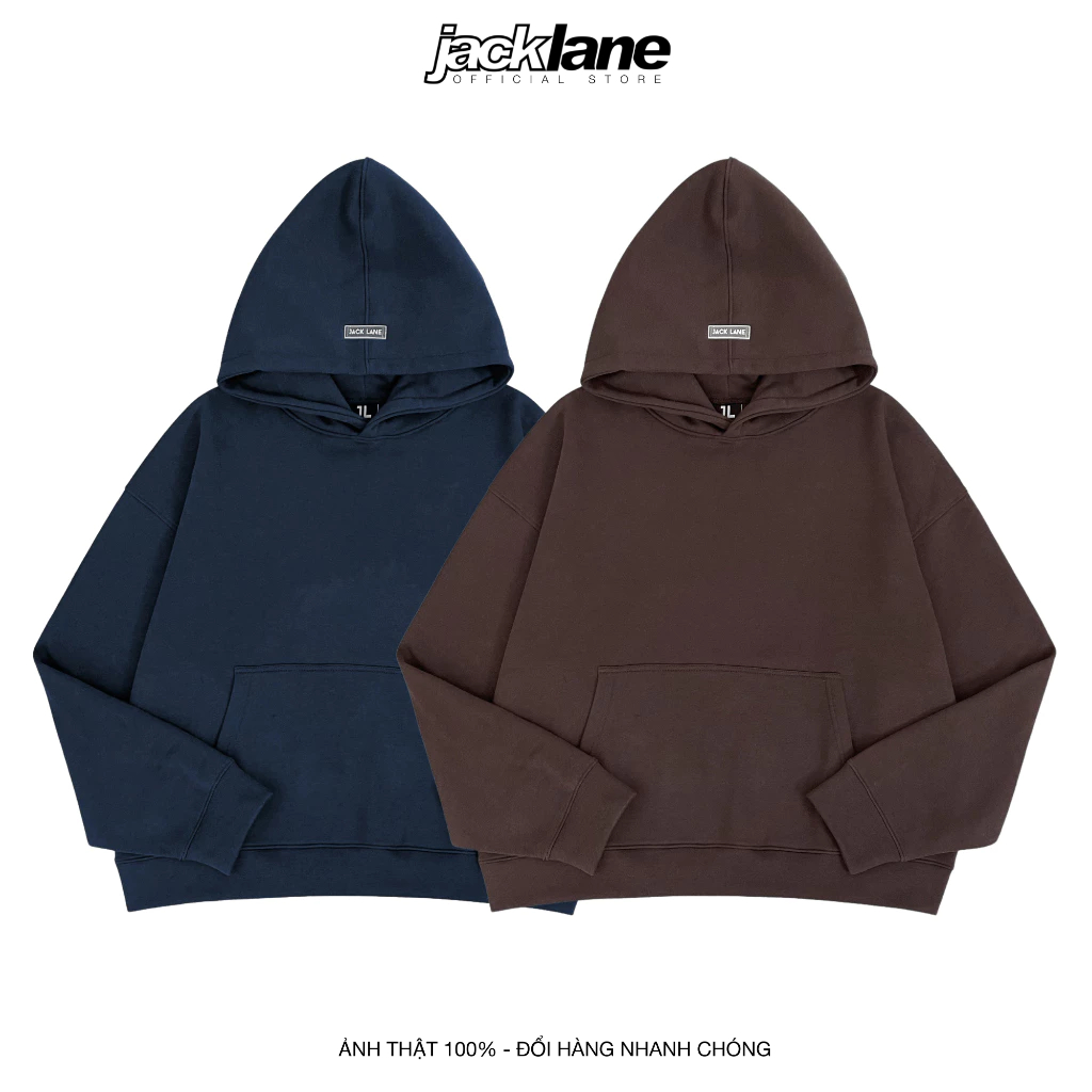 Áo Hoodie Vibe Jack Lane, Áo nỉ có mũ form rộng nam nữ unisex, Local Brand JACK LANE