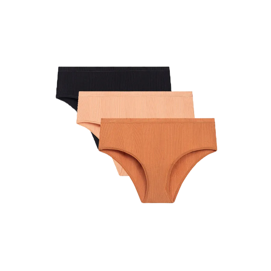 Combo 3 quần lót nữ ONOFF Modal Rib Premium dáng Hipster - 16UJ23A010