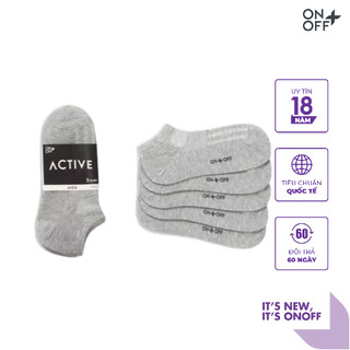 Combo 5 đôi tất nam không cổ ONOFF thoáng mát - 18AP23A005