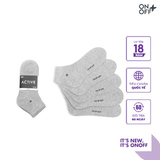 Combo 5 đôi tất nam cổ ngắn ONOFF khử mùi - 18AE23A004