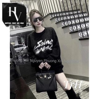 Hv- áo sweater san lâu ren chất vải len cao cấp - áo len nam nữ s l r vải len dày dặn - chất len tằm dày dặn