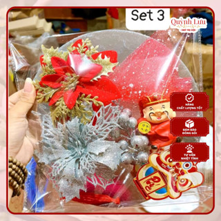 [ Tặng đế + 1 keo nến ] Set Phụ Kiện Làm Tháp Oản Tháp Bánh Tháp Bia Tháp Nước Ngọt Tài Lộc Trang Trí Tết, Lễ Hội