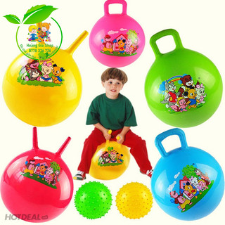 Bóng nhún, bóng tai nhảy vận động (đường kính 45cm) cho bé