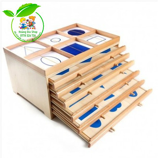 Tủ hình học Montessori - Geometric Cabinet