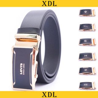 Thắt lưng nam da bò thật khóa lăn, dây nịt da bò nguyên tấm L281VB3T