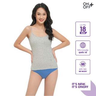 Clearance sale | Áo 2 dây nữ ONOFF chất liệu 100% Cotton USA mềm mại - H16TT19139
