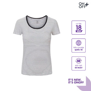 Clearance sale | Áo thun nữ ONOFF chất liệu Cotton tự nhiên mềm mại, thoáng khí - W56TS20391