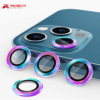 Cường lực camera Iphone 14 plus 11 pro max 12 promax 12 13 mini mắt titan đính đá chống sước chống rơi vỡ