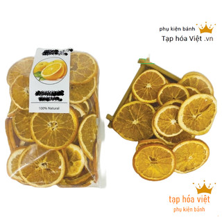 Túi 100 gr Cam sấy Chanh sấy khô trang trí bánh sinh nhật, cam sấy trang trí bánh