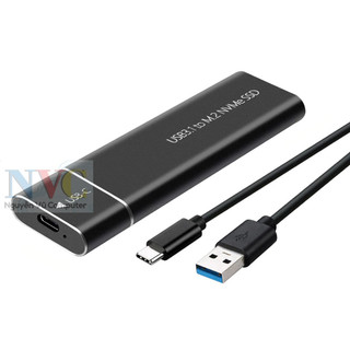 Box đọc ổ cứng ssd m.2 sata, m.2 nvme chuẩn sata 3.0, type-c 3.1/3.2 vỏ nhôm