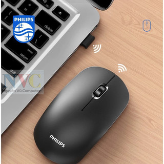 Chuột không dây philips m315 | spk7315 | công nghệ silient click giảm tiếng ồn |dùng pin sạc.