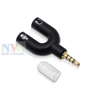 Đầu chia audio 3.5 mm ra micro và loa- đầu chia từ 3.5 ra mic , loa