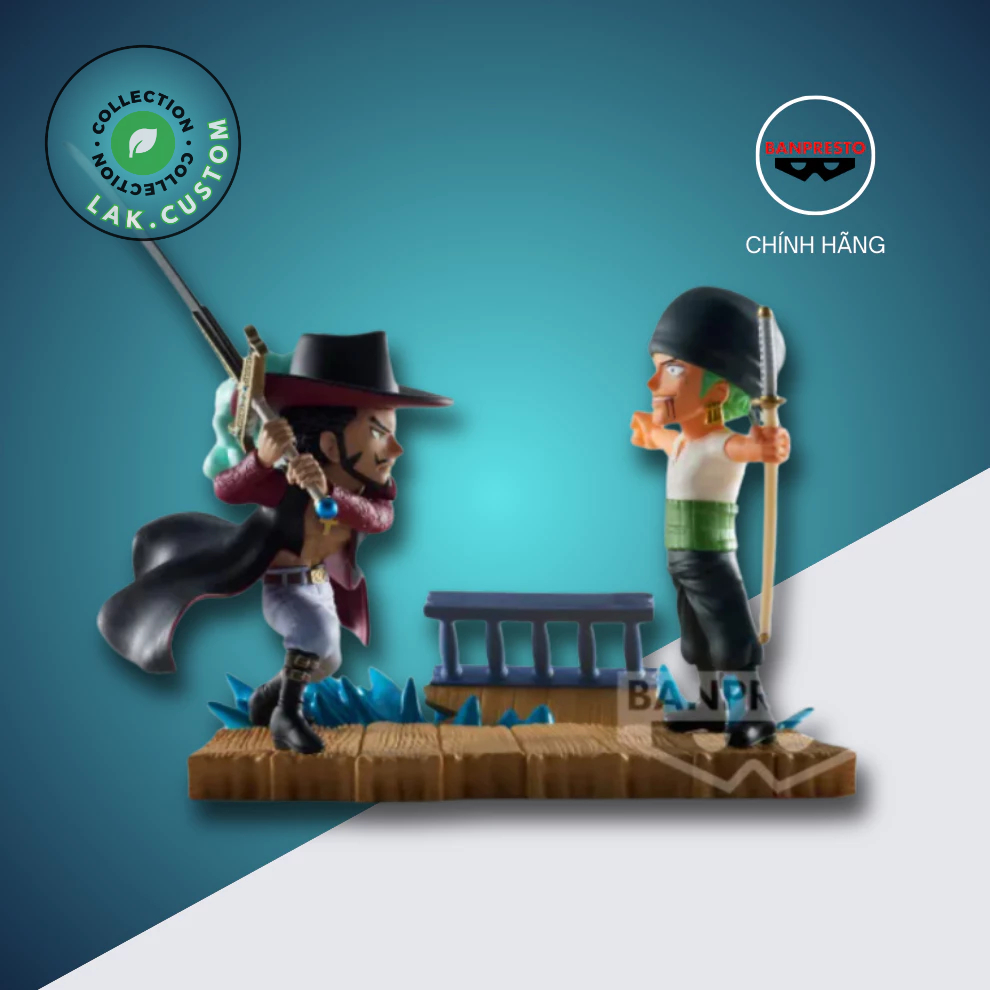 WCF MIHAWK VS ZORO VẬN ĐỘNG - WCF ONE PIECE LOG STORIES