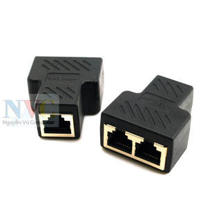 Đầu chia, đầu nối 1 cổng RJ45 sang 2 cổng RJ45 cho cáp mạng- ĐỌC KĨ MÔ TẢ