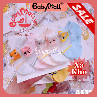 Set 5 tất mỏng Robibabi xinh xắn cho bé (SHIP MÀU NGẪU NHIÊN)
