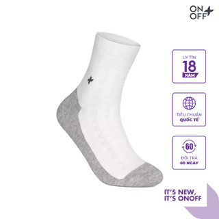 Clearance sale | Tất nam cổ trung phối gót mũi bàn ONOFF - H17SQ17152