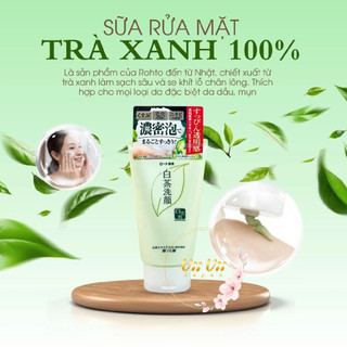 Sữa Rửa Mặt Trà Xanh Shirochasou Green Tea Foam Nhật Bản 120g