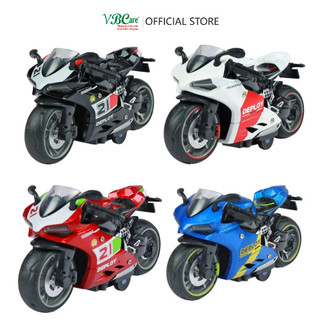 Đồ chơi xe moto mô hình 1:14 có trớn chi tiết thực tế xoay trái phải nhiều mẫu VBCare