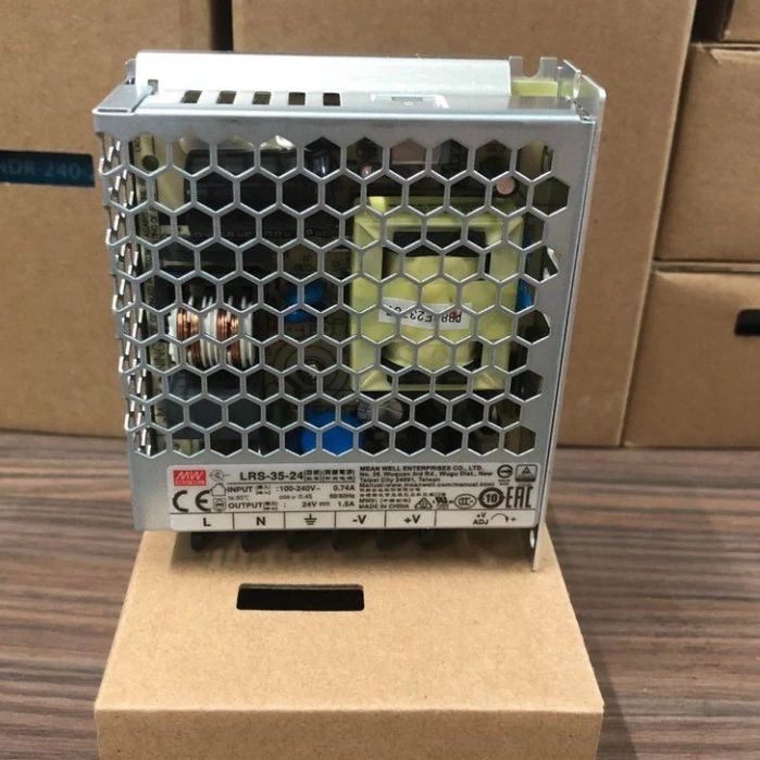 Bộ nguồn meanwell, Nguồn tổ ong, Nguồn xung 35W 24VDC LRS-35-24, LRS35-24