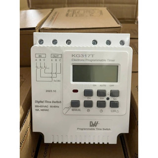Rơ le thời gian thực, Timer hẹn giờ 3 Pha 380V KG317T cho máy bơm nước, tủ điện công nghiệp,tủ cơm ,timer 3 pha