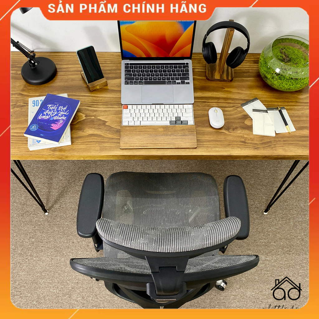 Bàn Làm Việc, Bàn Gaming Bằng Gỗ Thông Tự Nhiên Nguyên Khối 100% Không Cong Vênh - Chuyên Decor, Setup Góc Làm Việc