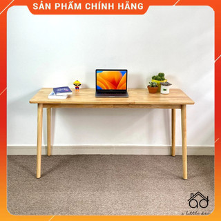 Bàn làm việc, bàn học, bàn văn phòng size 1m6 - chất liệu gỗ cao su tự nhiên 100% - hàng cao cấp tiêu chuẩn xuất khẩu