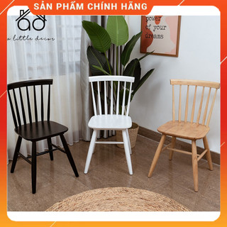 Ghế ngồi làm việc, ghế bàn ăn bằng gỗ 100% a little decor - ghế ngồi làm việc, ghế bàn ăn rio chair thiết kế sang trọng