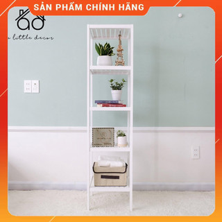 Kệ vuông 5 tầng - kệ gỗ tab đầu giường 5 tầng màu trắng tinh tế a little decor - kệ gỗ tự lắp ráp - kệ gỗ tự nhiên 100%