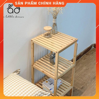 Kệ gỗ đầu giường 3 tầng A Little Decor - Kệ gỗ tự lắp ráp - Kệ decor giá tốt - Kệ gỗ tự nhiên 100%