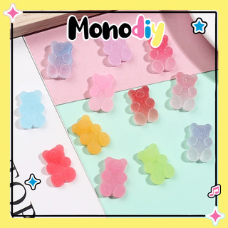 Charm slime - charm kẹo hình gấu dễ thương trang trí kẹp tóc, vỏ ốp điện thoại, toploader