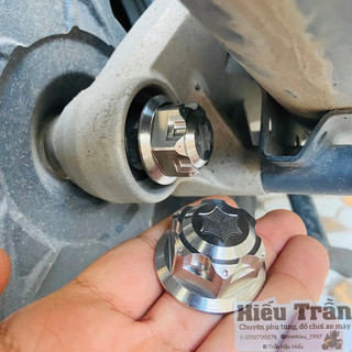 Tán bánh Sau Salaya mẫu Bông Inox 304 không rỉ sét gắn Vario,Airblade,SH,Vision...