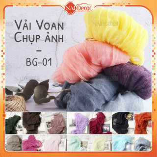 Vải Voan Lưới Mỏng Nai Decor Chụp Ảnh Cực Đẹp (+20 màu)