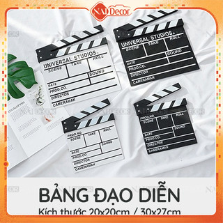Bảng đạo diễn Clapper Board Nai Decor Đạo cụ chụp ảnh, Trang Trí Nhà Cửa, Quán Cafe