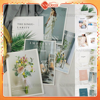 Cuốn tạp chí trang trí chụp ảnh (Nhiều mẫu)