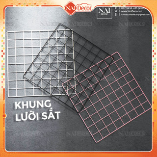 Khung lưới sắt trang trí, Chụp Quần Áo, Phụ Kiện