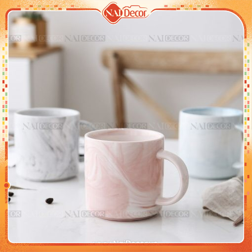 Ly sứ vân đá Marble ( trơn ) cao cấp