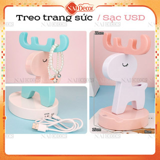 Đèn Led Nai Để bàn trang trí