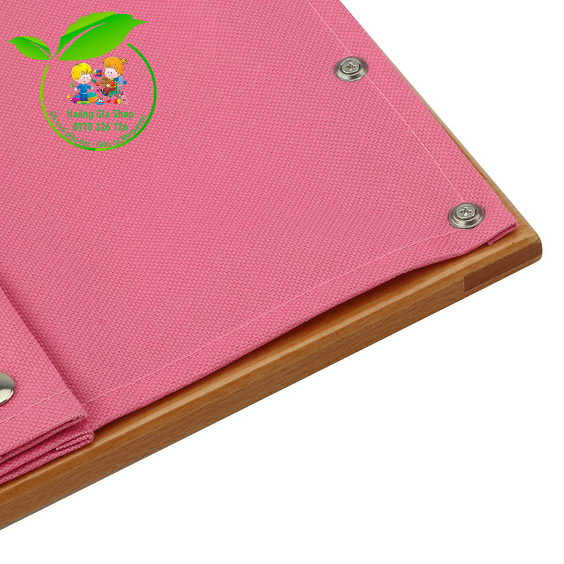 Khung vải dạy kỹ năng cài áo và đóng mở khóa - 12 Dressing Frames