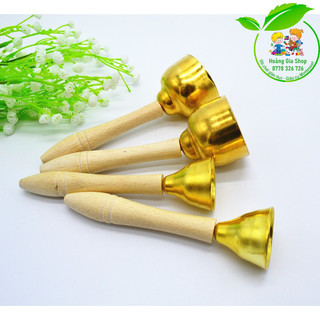 Chuông lắc tay cầm cán gỗ
