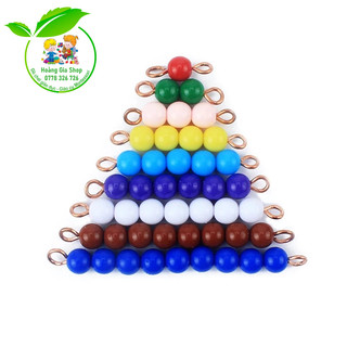 Các dây hạt cườm màu từ 1-9 - Colored Bead Stairs 1-9