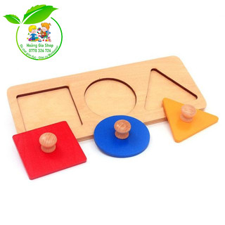 Ghép hình 3 hình cơ bản - Basic Shapes Puzzle
